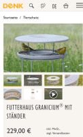 "Denk Keramik" - FUTTERHAUS GRANICIUM® mit Ständer, NP 229 € Nordrhein-Westfalen - Rheinberg Vorschau