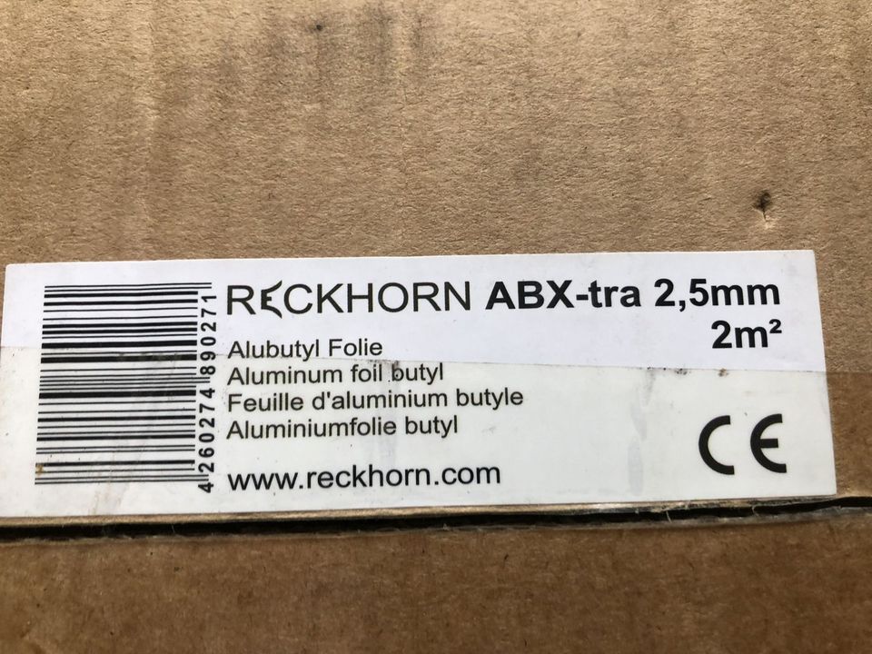 Reckhorn ABX-tra 2,5mm 2m² Alubutyl *neu* in München