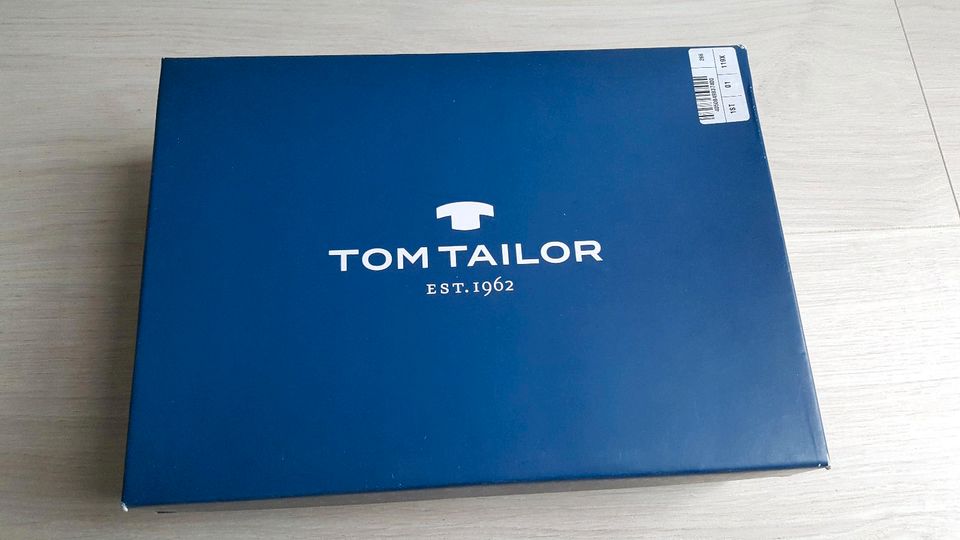 TOM TAILOR Plateau Sandalen 38 blau/braun in Frankfurt am Main