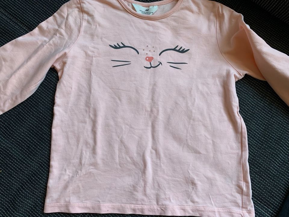 H&M Pulli Pullover Langarmshirt Longsleeve Katze G in Welfesholz