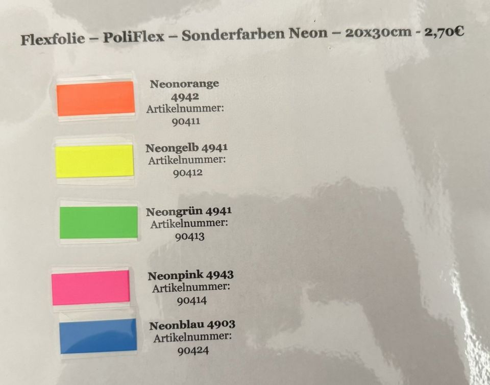 Plotter Folie Vinyl Oracal Flex Flock Politape in Herborn