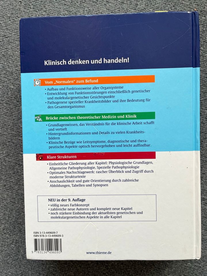 Klinische Pathophysiologie Lehrbuch in Korntal-Münchingen