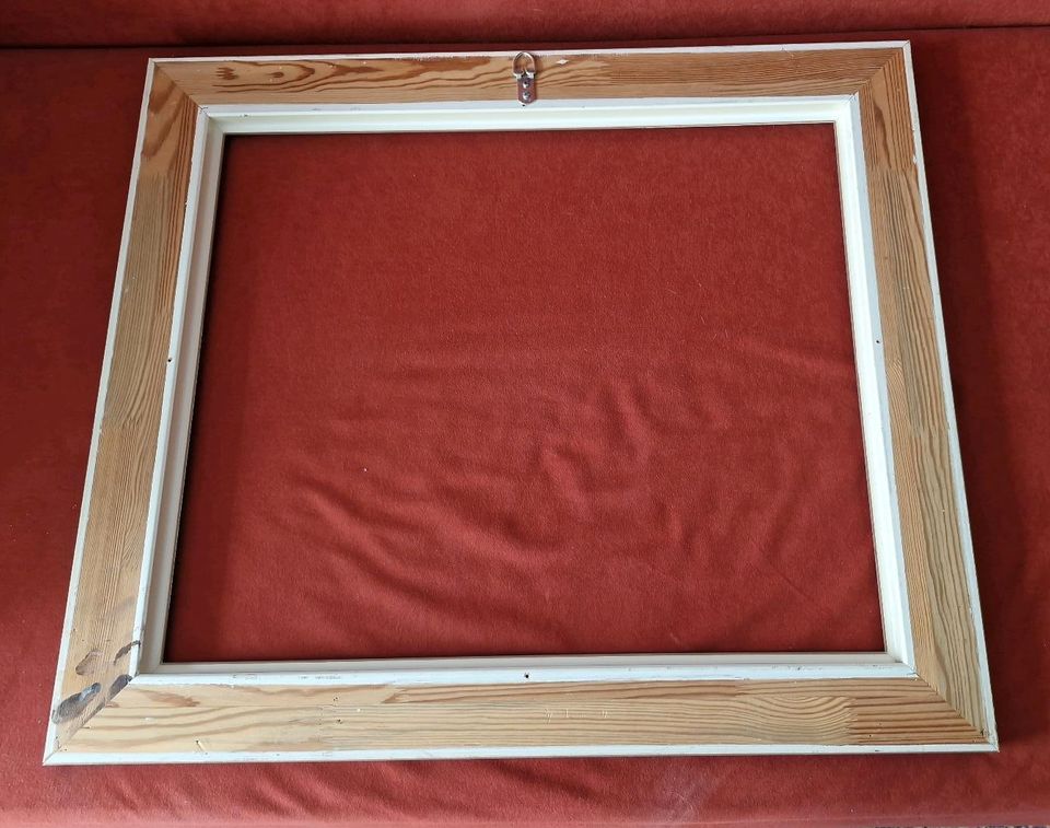 Rahmen Bilder Spiegel Holz silber antik 73,5 × 63, 5 cm in Neusäß
