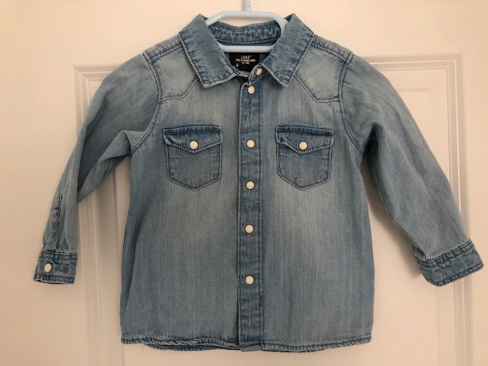 Jeanshemd Kinder H&M, Gr. 80 in Rödermark