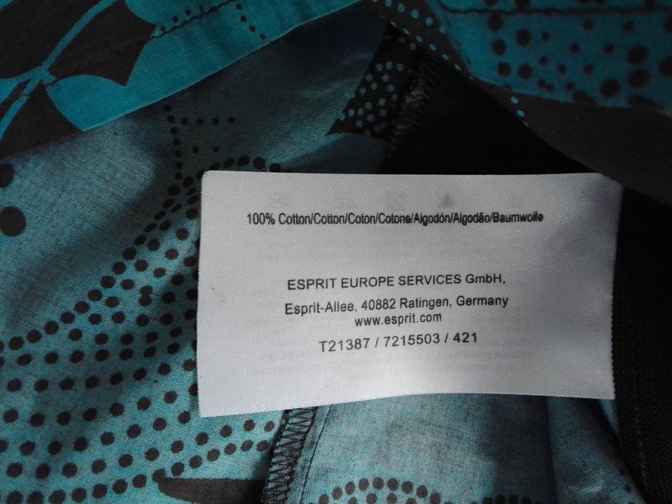 Esprit * Top Bluse * Gr. 34 / 36 / XS / S * blau braun in Heidesheim
