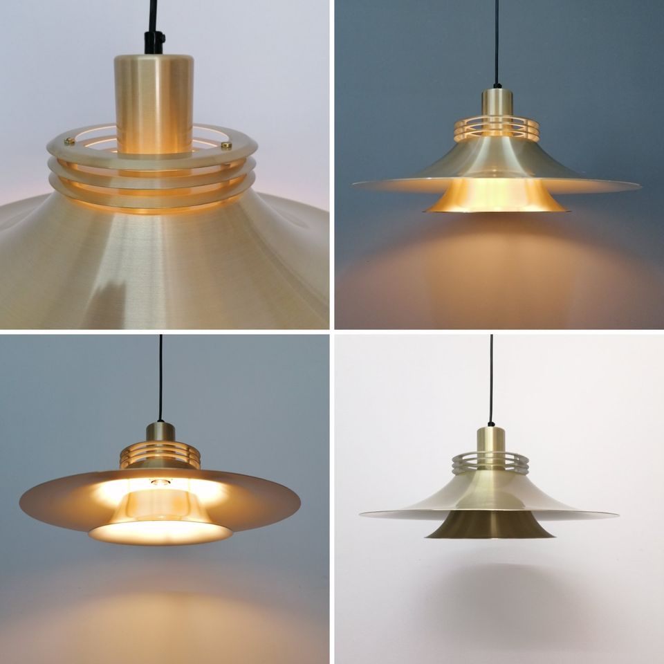 Lampe golden danish design zu poulsen ph mid-century retro 70er in Frankfurt am Main