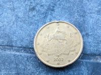 Italien 50 Cent Münze mit Fehlprägung Sachsen-Anhalt - Emersleben Vorschau