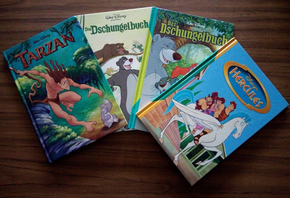 Disney Bücher Tarzan,Das Dschungelbuch 2X & Hercules je 3€ in Pfarrkirchen