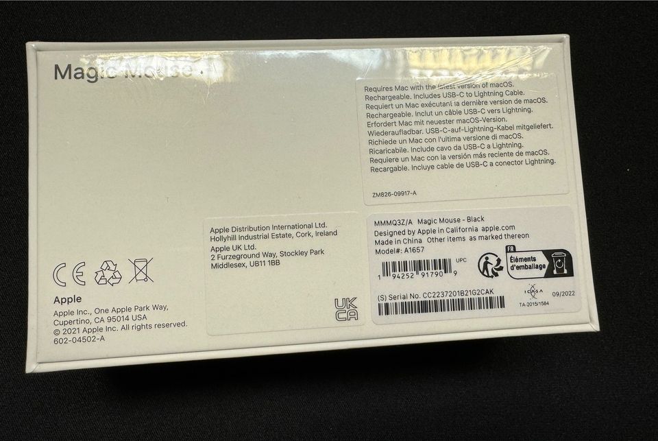 Apple Maus Magic Mouse 2 NEU und OVP 2024 in Hamburg