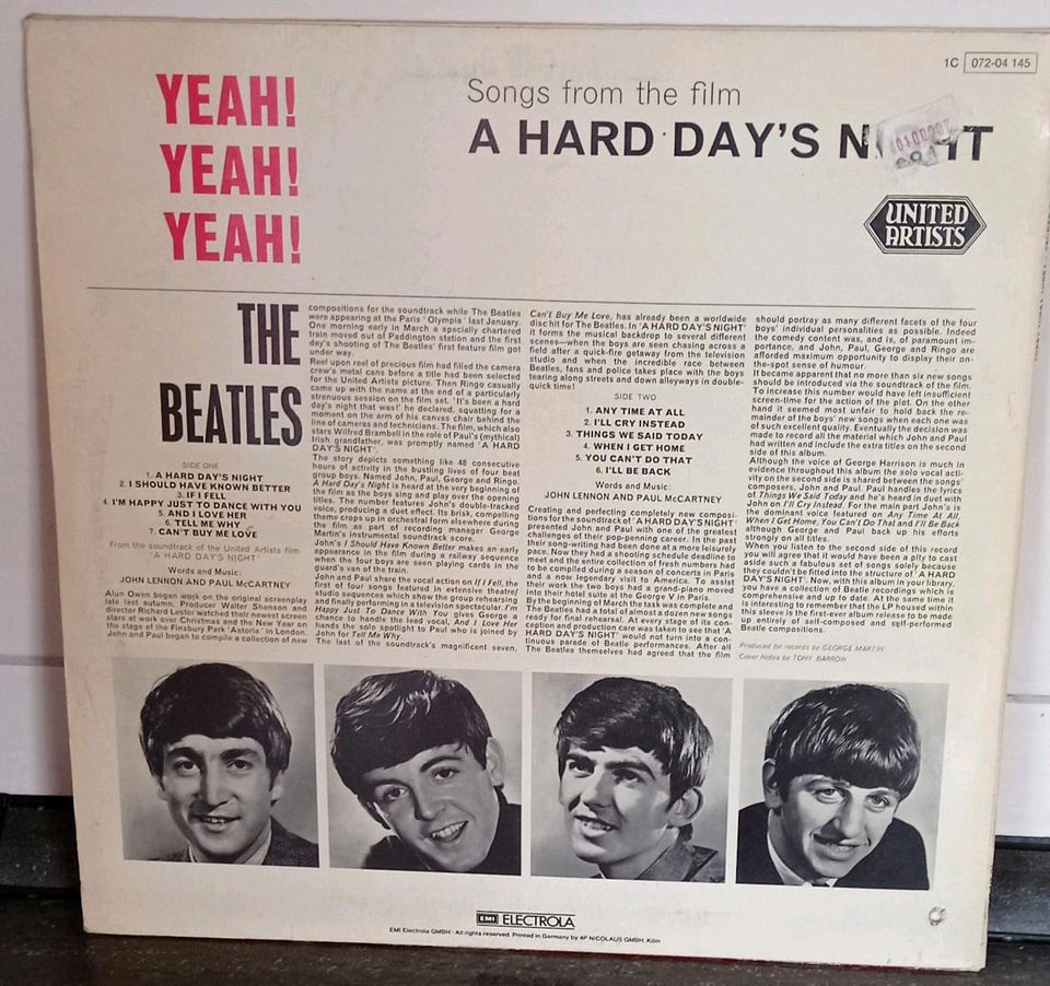 The Beatles LP-  Yeah, Yeah, Yeah! in Hoya