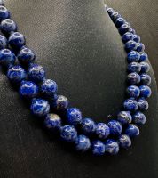 Lapislazuli Kette Collier 8mm ca 350 Karat Nordrhein-Westfalen - Moers Vorschau