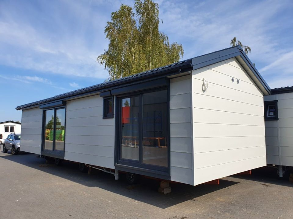 Baugenehmigungsfähiges Minihaus zum dauerhaften Wohnen! 10x3,5m Mobilheim Tiny House Bungalow Chalet zum TOP Preis! Mit STATIK! in Wolbeck