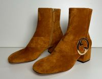 Gucci, Boots Blondie, Cognac, Veloursleder, EU 38,5, Neu, € 1.100 Nordrhein-Westfalen - Ratingen Vorschau