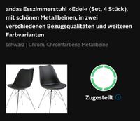2 Schalenstühle schwarz Bayern - Straubing Vorschau