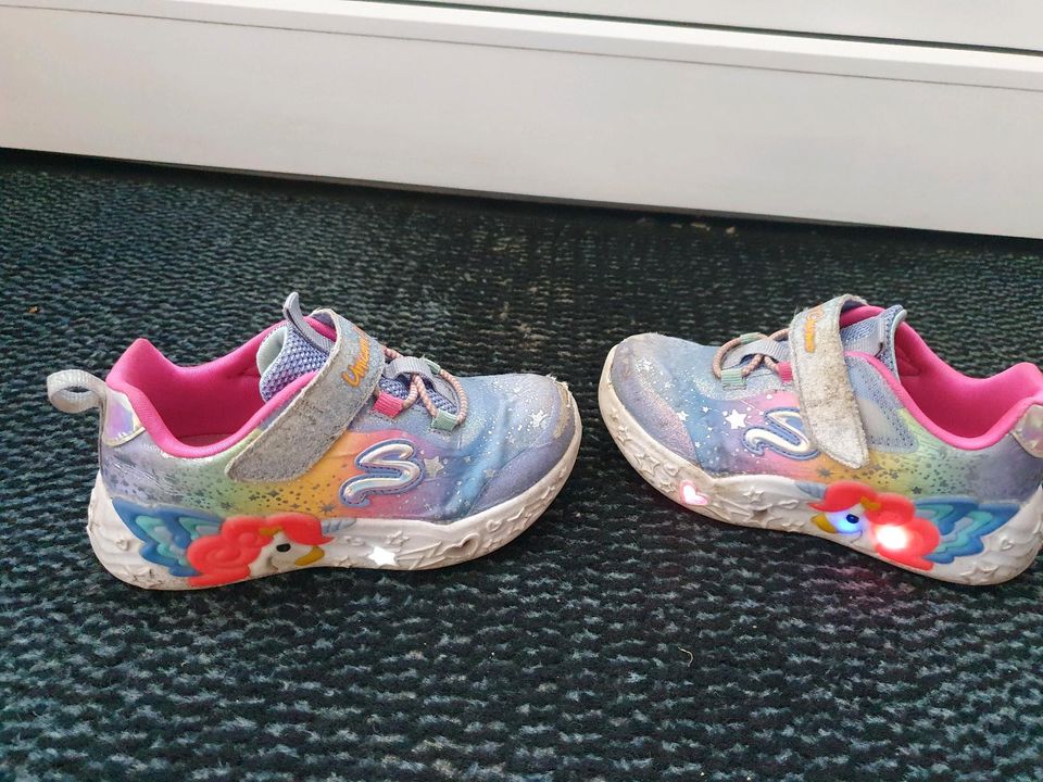 Sketchers Einhorn Blinke Schuhe Unicorn Charmers Größe 25 in München