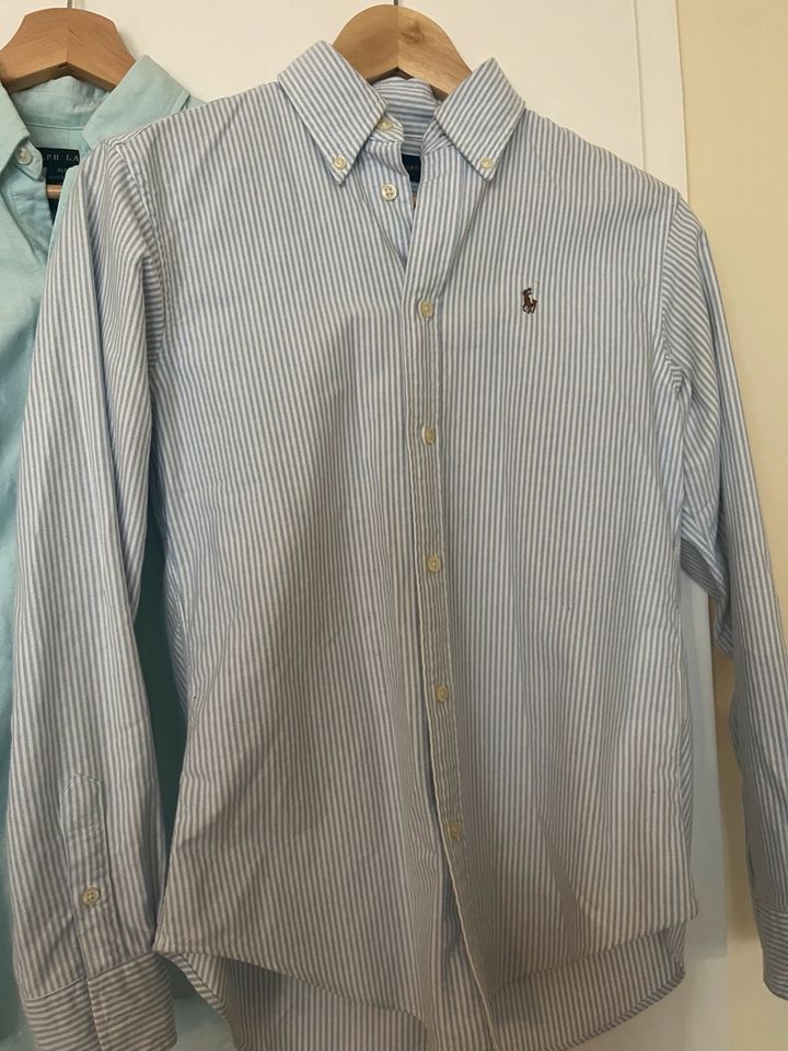 Polo Ralph Lauren Damen Hemd Bluse 34 XS S Slim fit blau shirt in München