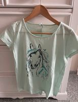 Yigga T Shirt grün mint Pferde Gr. 158 164 w NEU Nordrhein-Westfalen - Olfen Vorschau