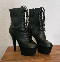 Pleaser Stiefel Plateau Kunstleder Schwarz 41 Pole Dance Kiel - Gaarden Vorschau