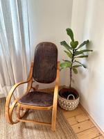 M41 Retro Schaukelstuhl Sessel Art Thonet Bugholz Leder 70er Hannover - Linden-Limmer Vorschau