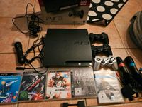 PLAYSTATION 3 mit 3 Controllern,Mikros,Spielen viel zubehör Schleswig-Holstein - Flintbek Vorschau