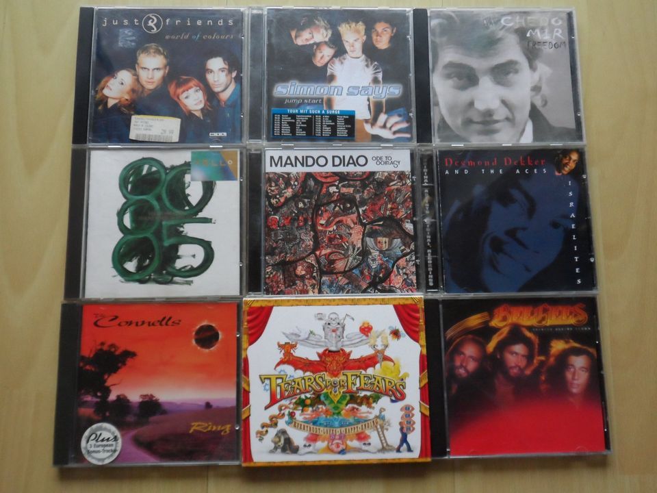 (9) 108 Pop CD's # Tears for Fears, Bee Gees, Boney M, T'Pau in Ludwigshafen