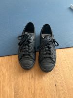 Esprit Sneaker 36 Turnschuhe schwarz flach Halbschuhe Leder Bayern - Mindelheim Vorschau