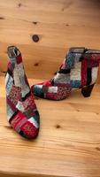 azuree cannes Luxus Stiefelette 39 echt Leder + Stoff neuwertig Bayern - Collenberg Vorschau
