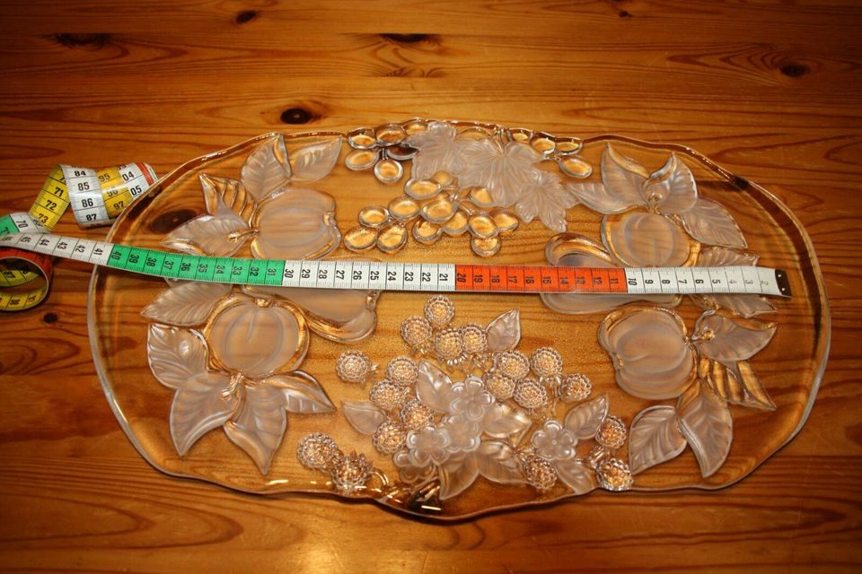 Glas Kuchen-/Obstplatte in Cölbe