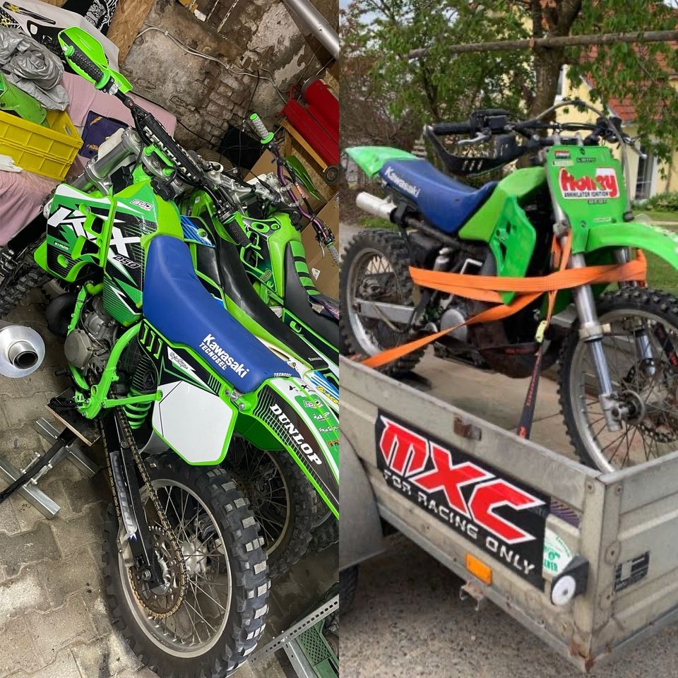 Kawasaki kx 250 evo cross mx neu aufgebaut  vinted super evo in Mallersdorf-Pfaffenberg