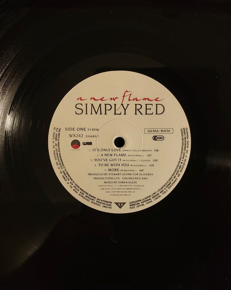 Simply Red Schallplatte LP vinyl in Hofkirchen