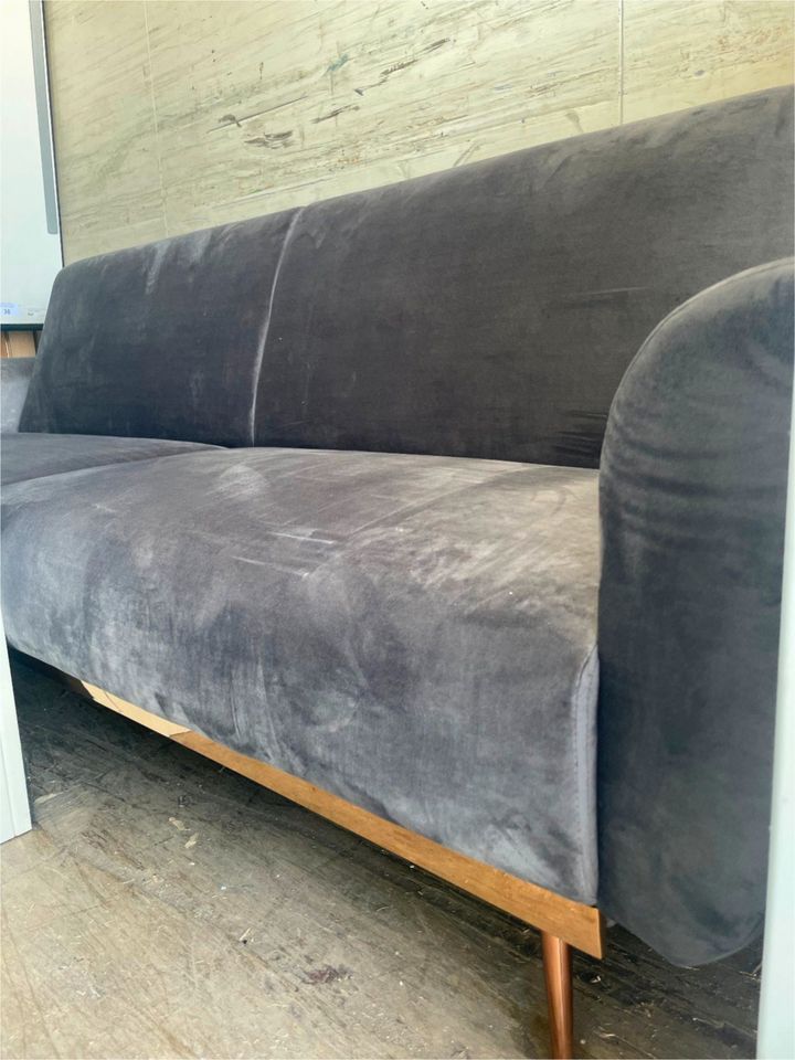 Sofa, Schlafsofa, Anthrazit/dunkelgrau in Reutlingen