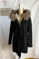 Schwarze Winterjacke mit Teddyfell gefüttert in Gr. XL Schleswig-Holstein - Neumünster Vorschau