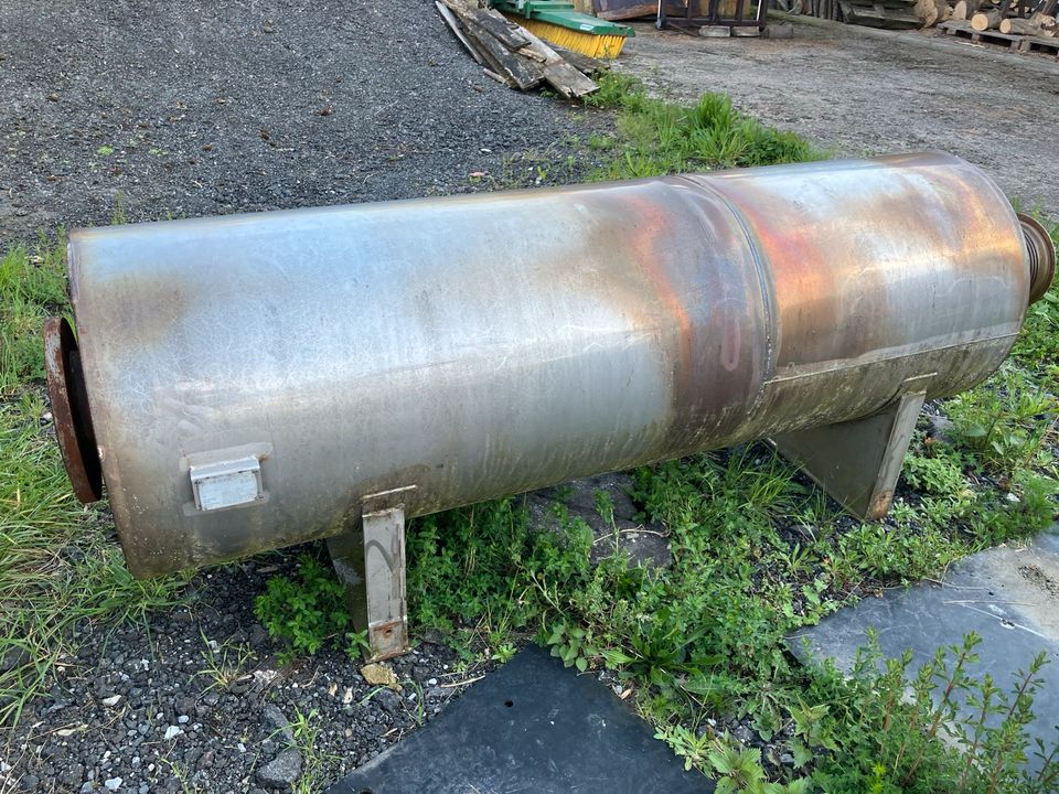 Edelstahlkamin Abgas-Schalldämpfer BHKW Biogas in Treffurt