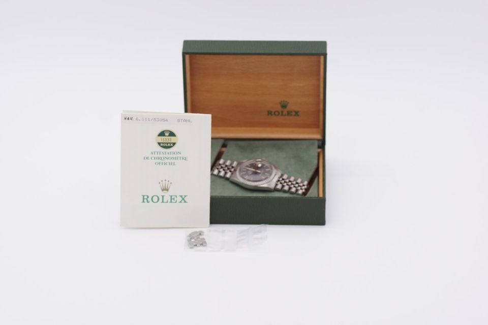 Rolex Datejust 36 16030 LC100 Full Set Grau Ghost in Frankfurt am Main