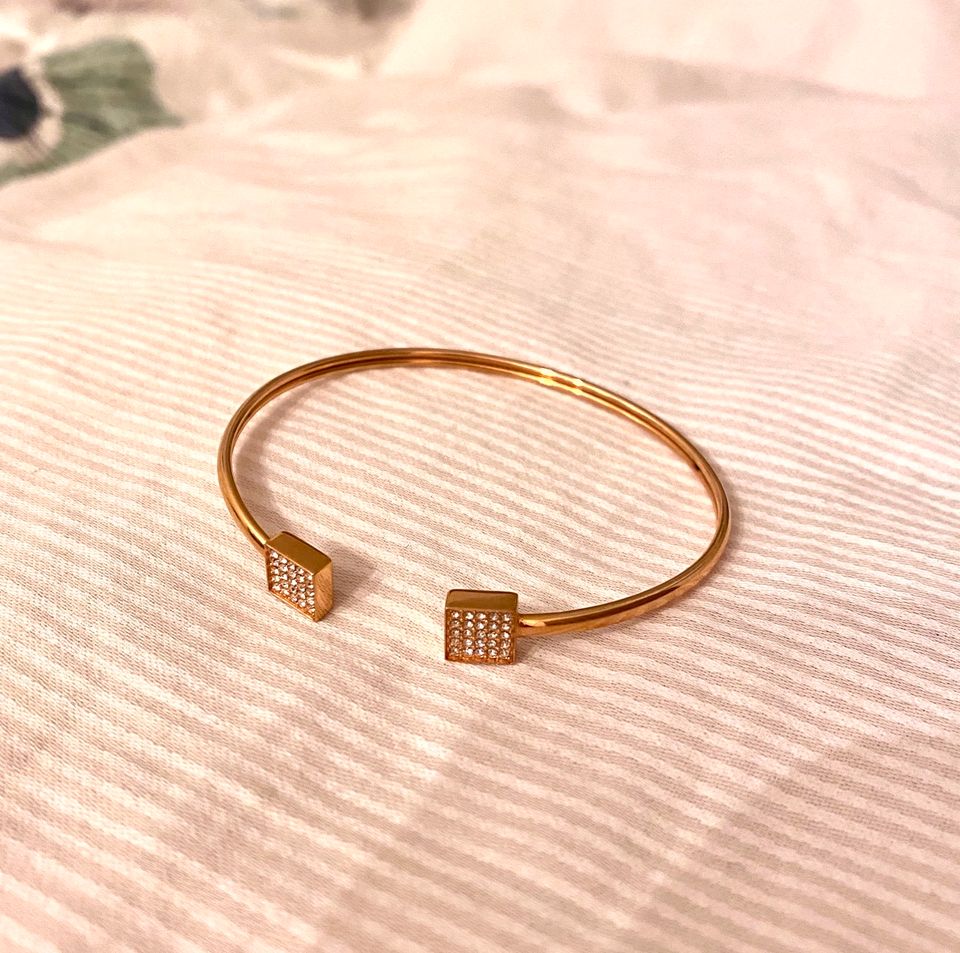 Fossil Roségold Armband Armreif Zirkonia brillant Damen in Berlin