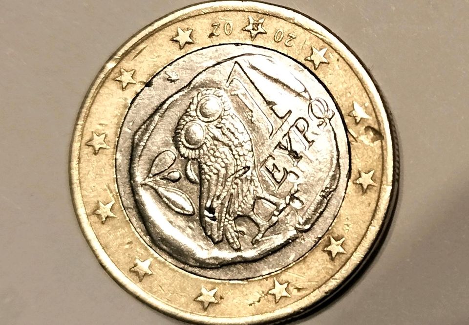 1 Euro Griechenland Fehldruck in Berlin