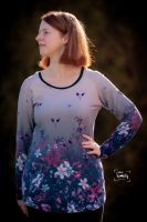 ⭐️Handmade selfmade diy Shirt Raglanshirt Gr. 38/40⭐️ Hessen - Michelstadt Vorschau