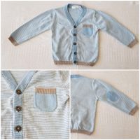 74 80 Pullover Baumwolle Blau Weiß Baby Junge Langarm Cardigan Nordrhein-Westfalen - Neuss Vorschau