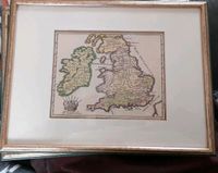 Bild Gemälde Karte antik ca 1700 Großbritannien Irland Britannia Bayern - Hallbergmoos Vorschau