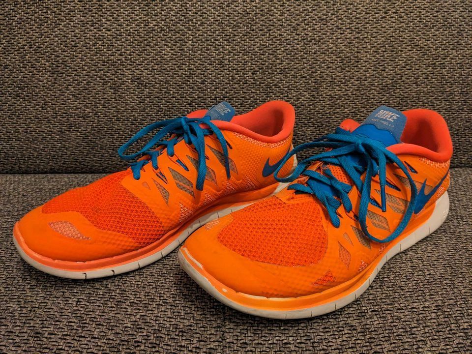 Nike Free 5.0 Orange Sneaker/Schuhe [Größe 45] in Mainz