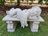 Engel liegend auf Bank Polyresin Kunststoff Garten Nordrhein-Westfalen - Remscheid Vorschau
