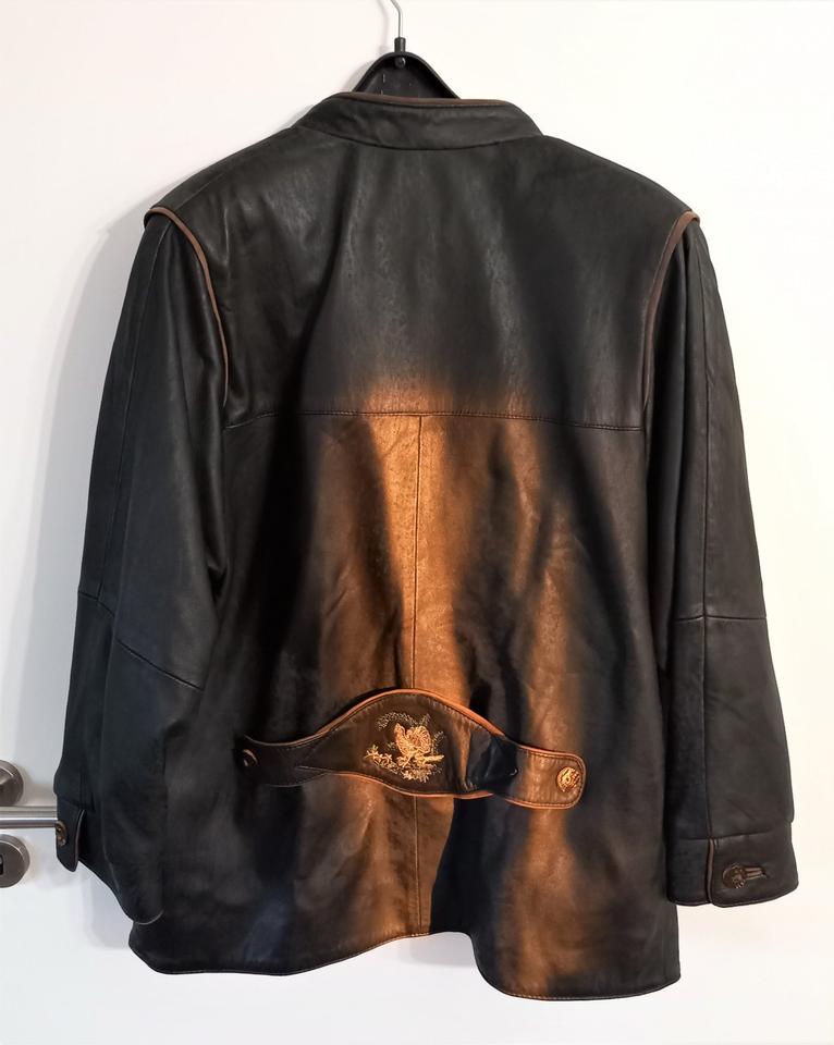 Damenjacke Lederjacke Schwarz von Maddox Gr. 38 Gebraucht in Stein