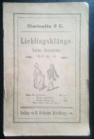 Altes Notenheft Lieblingsklänge Clarinette II C Berlin - Biesdorf Vorschau