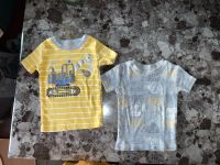 2x T-Shirts mit Bagger 74/80 Junge Hessen - Darmstadt Vorschau