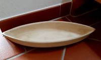 Dekoschale Schiffchenform oval Keramik hellbeige 42x14 CM Thüringen - Sonneberg Vorschau