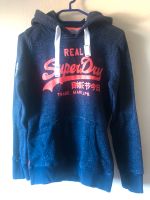 Hoodie Pullover Superdry S dunkelblau Glitzer Baden-Württemberg - Plankstadt Vorschau