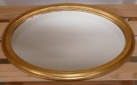 Alter Spiegel Wandspiegel Goldrand oval, L = 54 cm x B = 36 cm. Nordrhein-Westfalen - Lübbecke  Vorschau