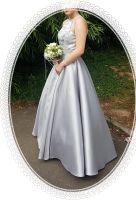 Abschlussballkleid/Festkleid Gr. 36/38 (S),silber 1 x getragen! Bayern - Kemnath Vorschau