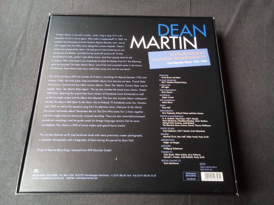 Dean Martin Bear Family CD Collection,Everybody Loves Somebody in Grevenbroich