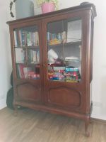 Vintage / rustikal Vitrine / Schrank mit Verglasung / Bücherregal Sachsen - Kodersdorf Vorschau